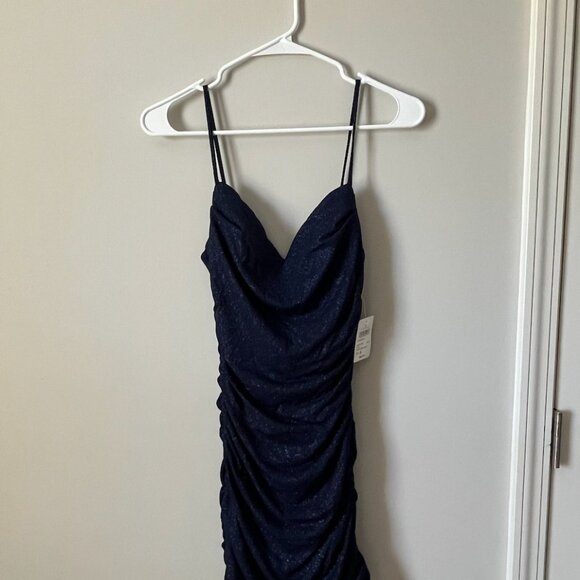Windsor Elsa Glitter V-Neck Party Dress - Picture 1 of 4